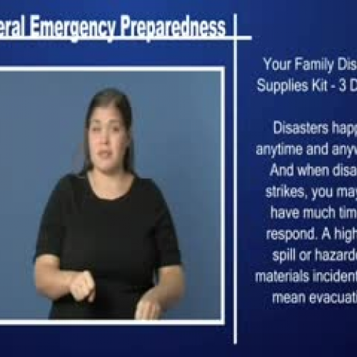 General Emergency Preparedness Part 2