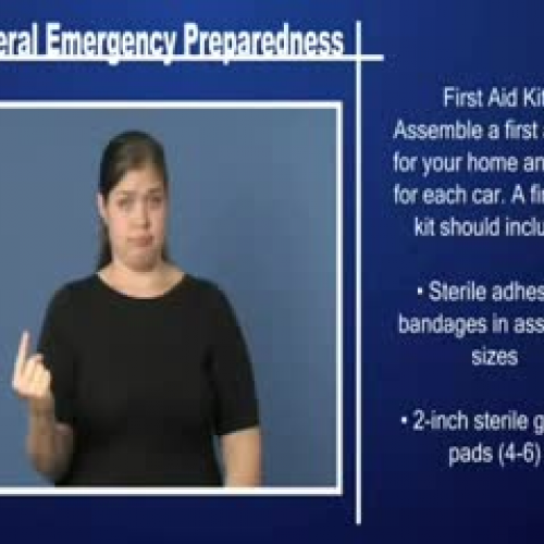 Emergency Preparedness Part 3