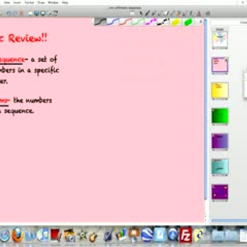 Arithmetic Sequences