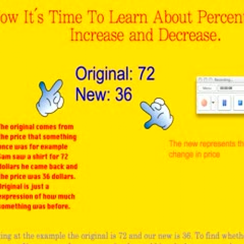 Percent Of Change A Increase Or Decrease