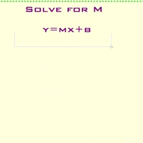 Solving Formula