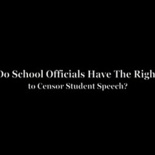 The First Amendment In Schools