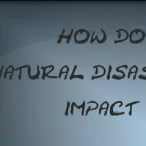 Natural Disasters Digital Story