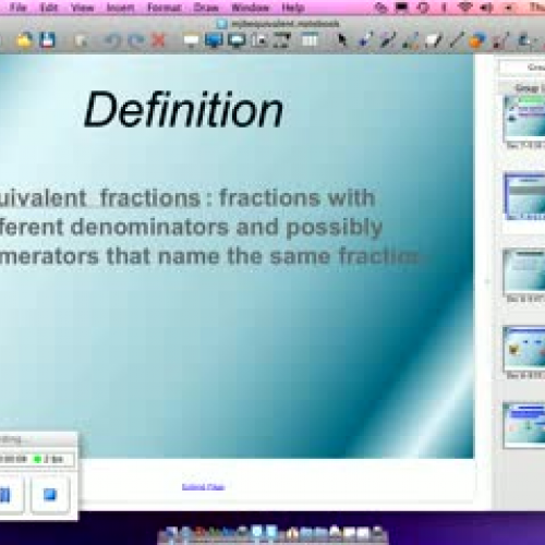 Equivalent Fractions