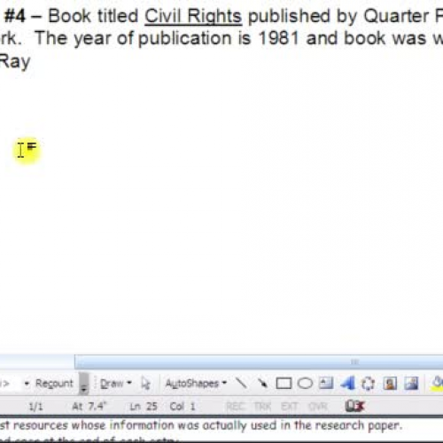 Works Cited Source Four