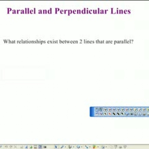 8-1: Parallel &amp; Perpendicular Lines