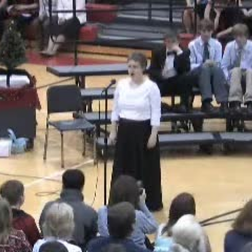 Kaleigh Autzen performs Ave Maria