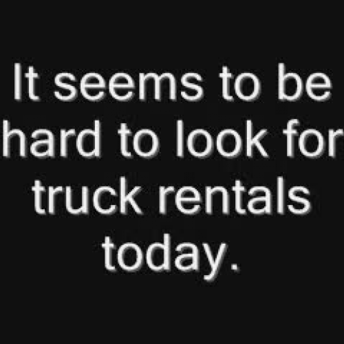 Truck Rentals from Trusted Companies