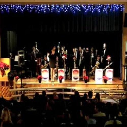 Hall HS Jazz Band - Rudolph (Sing Along)