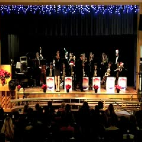 Hall HS Jazz Band - Rudolph (Vocal)