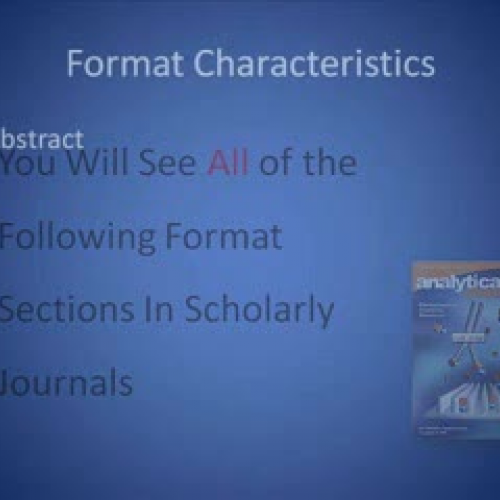 Evaluating Research Journals