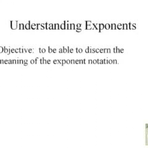 Exponents by Notation