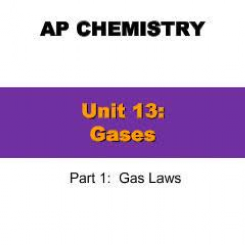 EHS AP Chem Unit 13 part 1