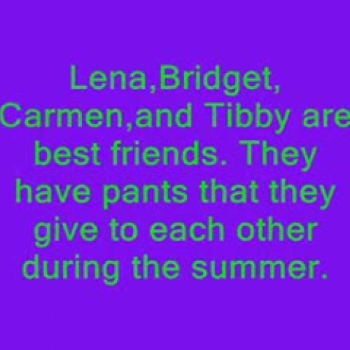 sisterhood of the traveling pants