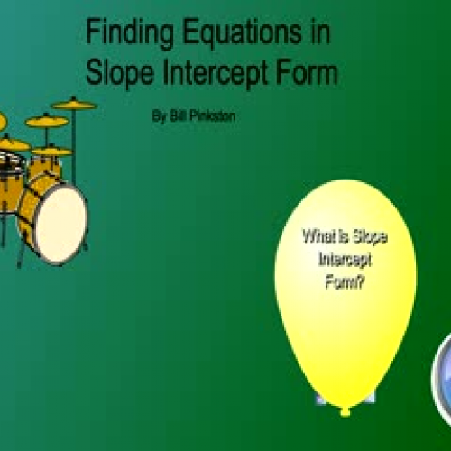 Solving Y-Intercept Equations