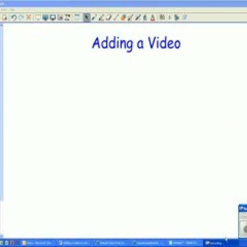 Adding Video to a Notebook Page