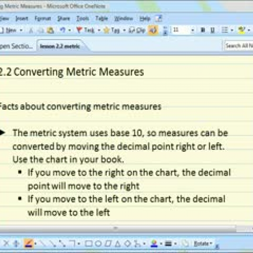 2.2 Converting Metric Measures