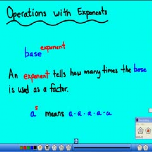 Operations with Exponents