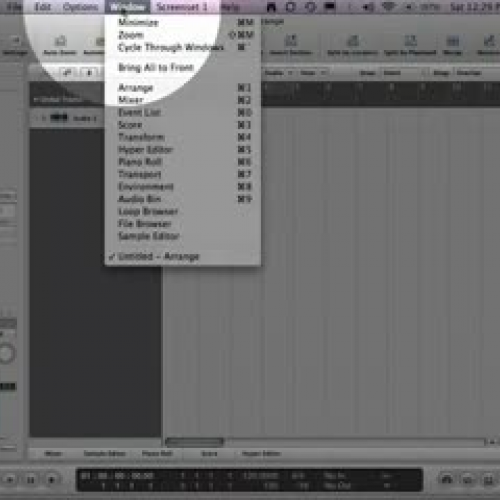 Adding Audio in Logic Studio