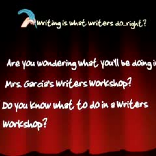 Introduction to Writers Workshop - Grade 3