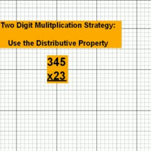 Two Digit Multiplication
