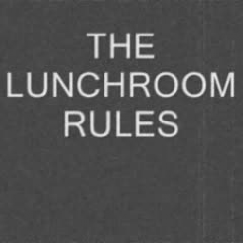 lunch room rules