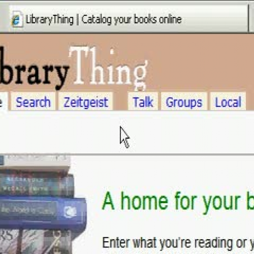 LibraryThing tutorial