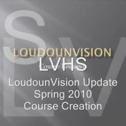 Course Creation Request