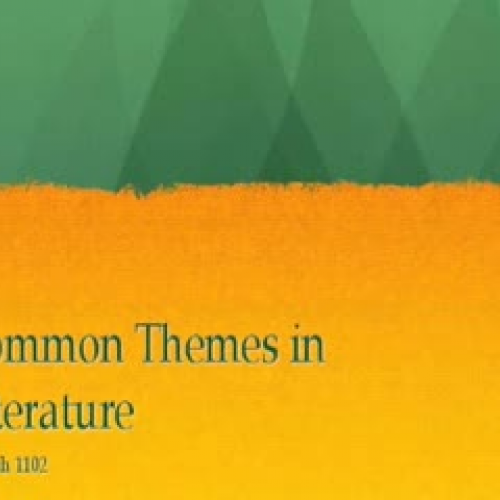 Themes in Literature