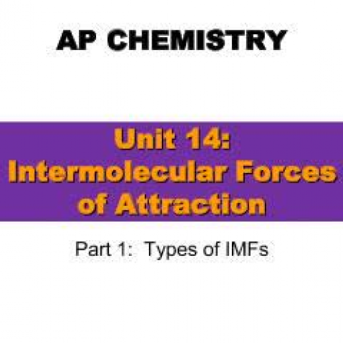 EHS AP Chem Unit 14 part 1