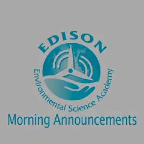 Morning Announcements 1/13/10