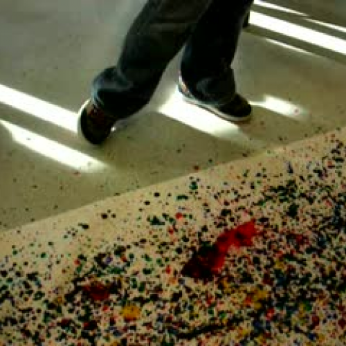 Painting like Pollock