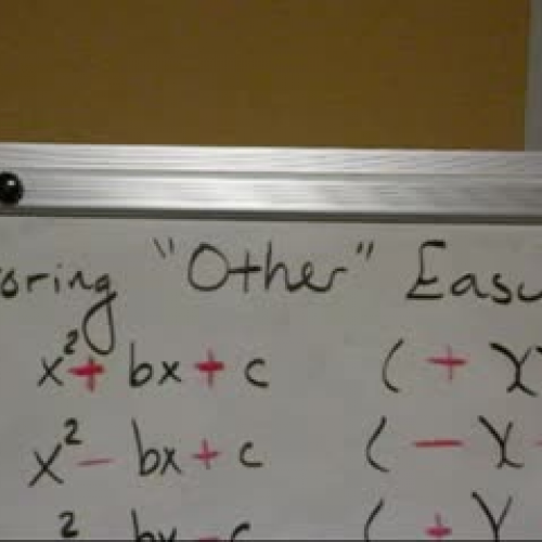 Factoring Other-Easy