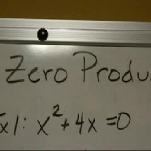 Zero Product Property