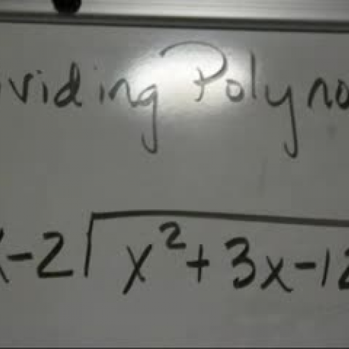 Dividing Polynomials