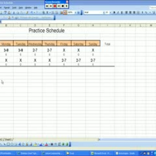 Practice Schedule Day2