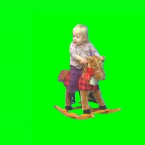 Girl on a Rocking Horse