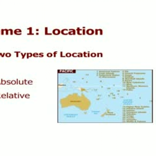 5 Themes of Geography