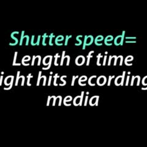 Shutter Speed
