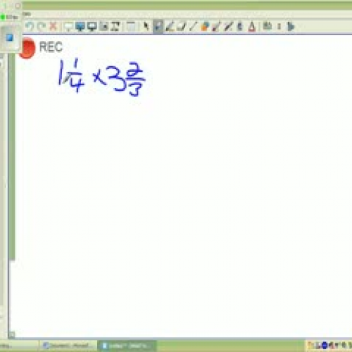 L,M,M multiplying mixed numbers