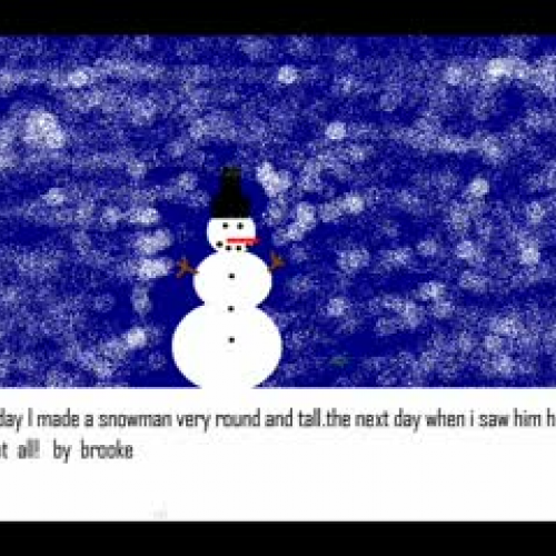 Snowmen at Night by Mrs. Coyle's Class