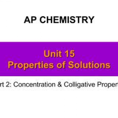 EHS AP Chem Unit 15 part 2