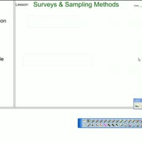 1-1: Surveys &amp; Sampling Methods