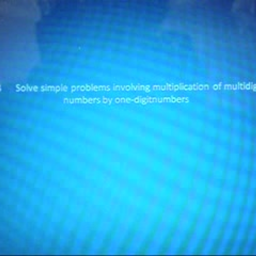 Mini Multiplcation Lesson