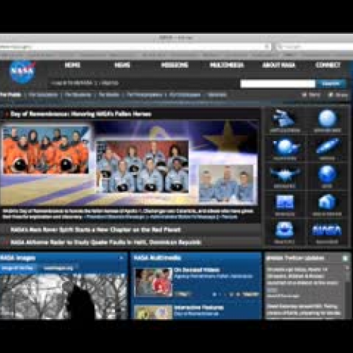 Favorite Website example