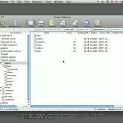 How to select the Foreign Key data easily Mac