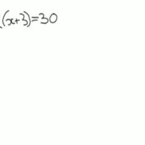 Solving Equations with Brackets