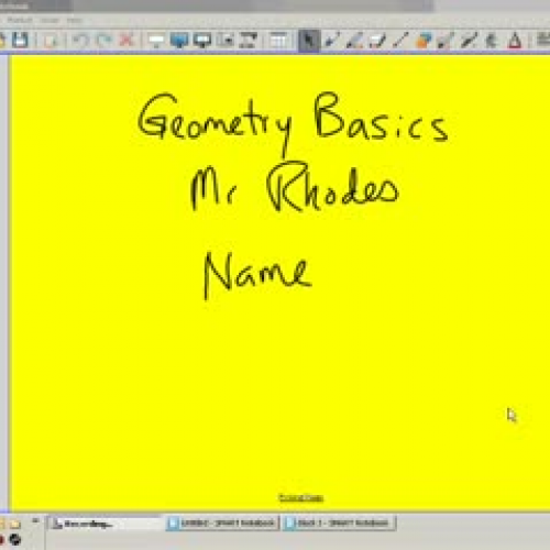Geometry Basics - Part 1