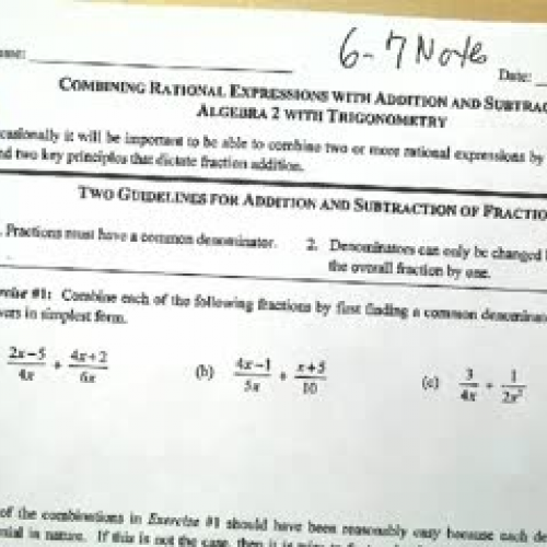 6 - 7 Lesson Notes DAY 1