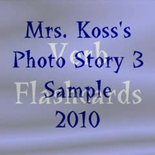 Verb Flashcard Video